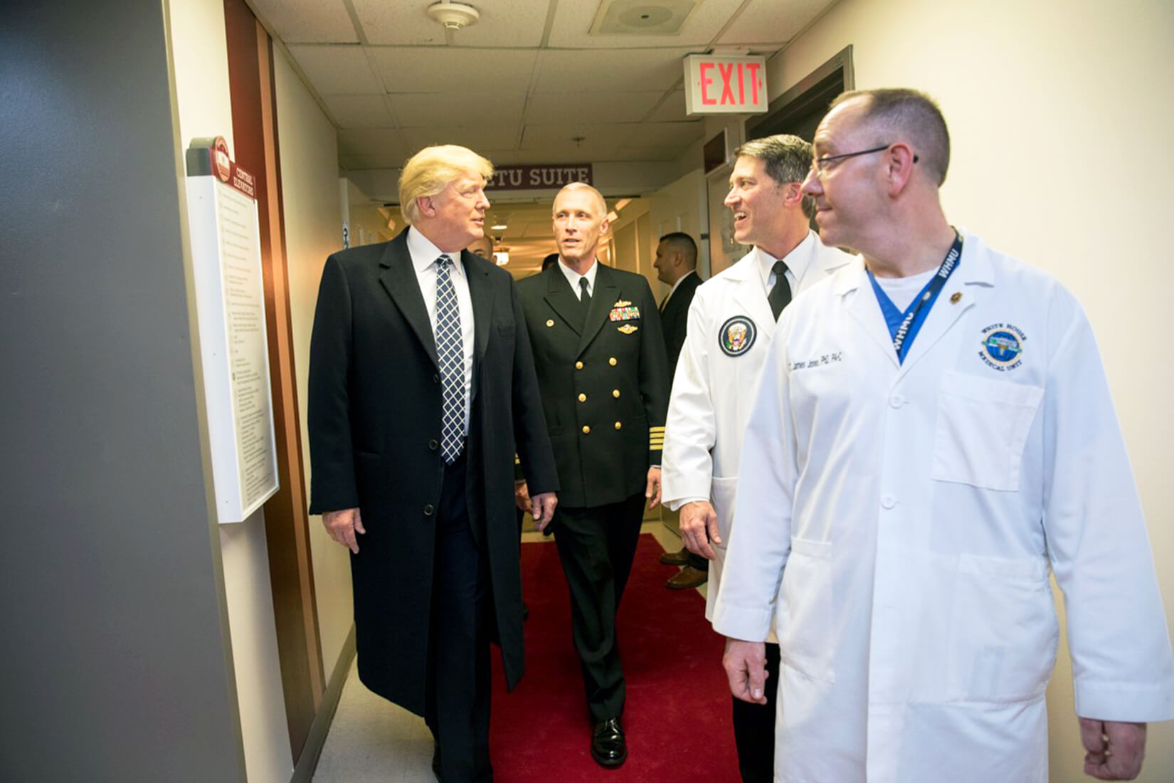 Ronny Jackson and President Trump