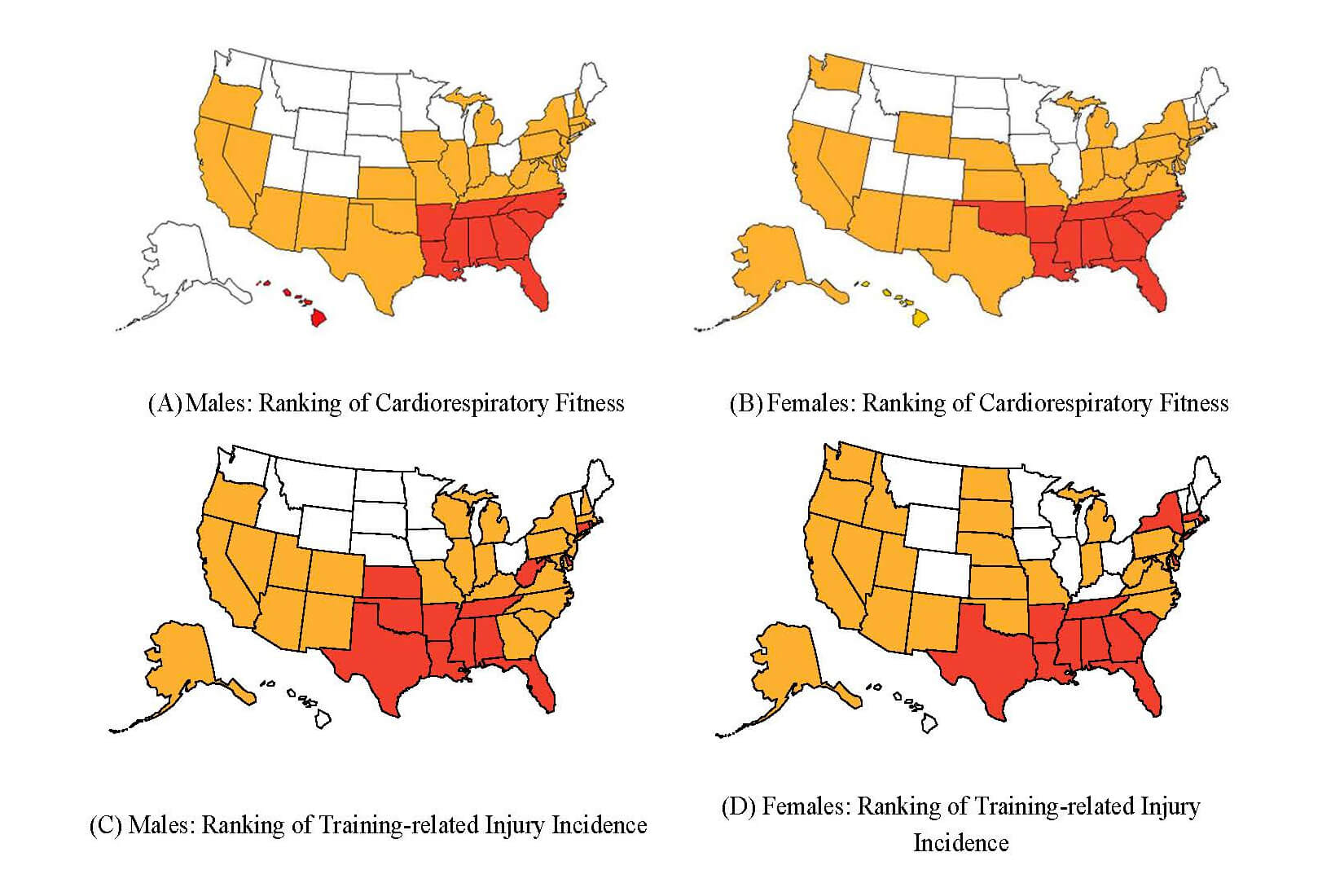 Military Recruits from Some Southern States Have Lower Fitness, More Injuries