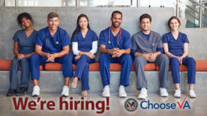 Making sure healthcare providers find their way into the VA system and stay there is the job of VA’s National Recruitment Service (NRS), and it’s not an easy one. Here is an ad to recruit nursing. VA photo 